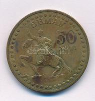 Mongólia 1971. 1T Al-bronz "A forradalom 50. évfordulója" T:XF, patina Mongolia 1971. 1 Tugrik Al-bronz "50th Anniversary of the Revolution" C:XF, patina Krause KM#34