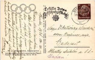 1936 Olympische Spiele Berlin 1936. Reichssportfeld. Olympia-Stadion / 1936 Summer Olympics, Olympic...