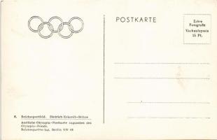 Olympische Spiele Berlin 1936. Reichssportfeld. Dietrich Eckardt-Bühne / 1936 Summer Olympics, Olymp...