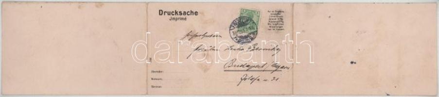 1905 Frankfurt am Main, Schauspielhaus, Gutleutstraße, Kronprinzenstraße, Palast-Hotel Fürstenhof, K...