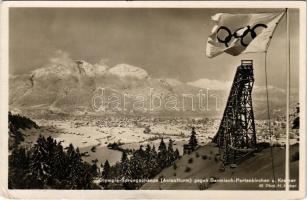 1936 Garmisch-Partenkirchen, IV. Olympische Winterspiele. Olympia-Sprungschanze (Anlaufturm) / 1936 ...