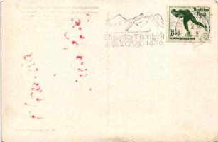 1936 Garmisch-Partenkirchen, IV. Olympische Winterspiele. Olympia-Sprungschanze (Anlaufturm) / 1936 ...