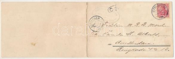 1903 Feldberg, Alpenpanorama vom Feldberg. Gasthof Feldbergerhof, Gasthaus Feldbergturm (Bes. C. May...