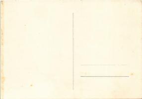 1936 Arosa. Swiss winter sport and ski art postcard, flags of Nazi Germany (swastika), United Kingdo...