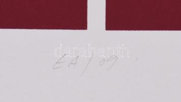 Hajdú László (1938-): Tengeren, 1980. Szitanyomat, papír. Jelzett. Művészpéldány EA/09 számozással. ...