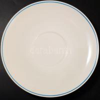 Hollóházi 6 darab tejes csésze alátéttel, jelzett, hibátlan, d: 17 cm