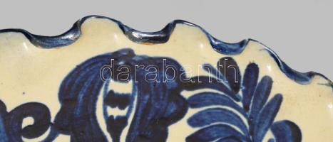 Ilyés Mihály Korond nagyméretű falitál jelzett, kis mázkopással, d: 43 cm