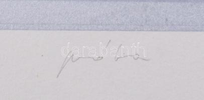 Hajdú László (1938-): Korall, 1983. Szitanyomat, papír. Jelzett. Próbanyomat "próba" jelzé...