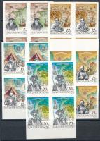 1991 Amerika felfedezésének 500. évfordulója vágott sor négyestömbökben (26.000)