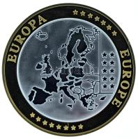 2002-2010 k. "Emlékérem az euróövezet országainak közös valutájáról - Monaco" aranyozott, ...