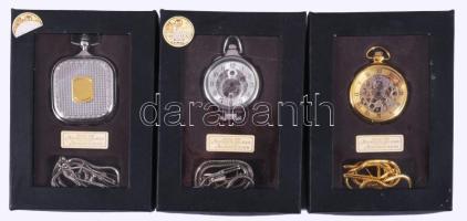 Movimento 3 darab repro zsebóra, működik, díszdobozban.