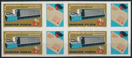 1978 A levélfeldolgozás automatizálása vágott szelvényes négyestömb (12.000)