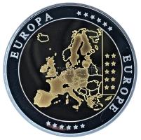 2002-2010 k. "Emlékérem az euróövezet országainak közös valutájáról - Vatikán" aranyozott,...