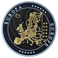 2002-2010 k. "Emlékérem az euróövezet országainak közös valutájáról - Monaco" aranyozott, ...