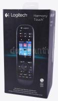 Logitech Harmony Touch univerzális távirányító, minden eszközt felismer, működik, dobozában.
