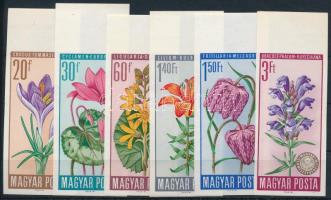 1966 Természetvédelem (I.) - Virág (VII.) vágott ívszéli sor (5.000)