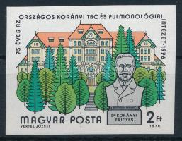 1976 75 éves a Korányi TBC és Pulminológiai Intézet vágott bélyeg