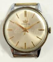 Marvin mechanikus karóra, szíj nélkül, kis karccal, működik, d:32 mm