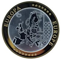 2002-2010 k. "Emlékérem az euróövezet országainak közös valutájáról - Hollandia" aranyozot...