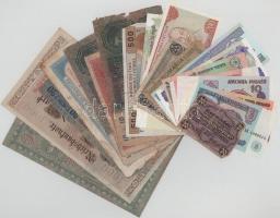 Vegyes, 20db-os magyar és külföldi bankjegytétel, benne: Afganisztán, Németország, Románia, Nicaragua, Vietnám, Kambodzsa, Banglades T:UNC-Pr Mixed, 20pcs Hungarian and foreign banknote lot, within: Afghanistan, Germany, Romania, Nicaragua, Vietnam, Cambodia, Bangladesh C:UNC-Pr