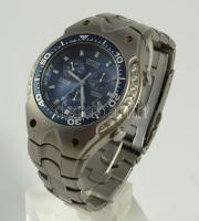 Citizen Eco-Drive karóra, kvarc, segédkörökkel, fém szíjjal, napkijelzéssel, működik, d: 4cm