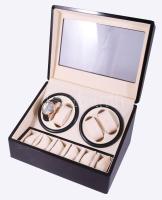 Elektromos óraforgató résszel felszerelt óratartó doboz 10 óra számára, ebből 4 hely automata óra sz...