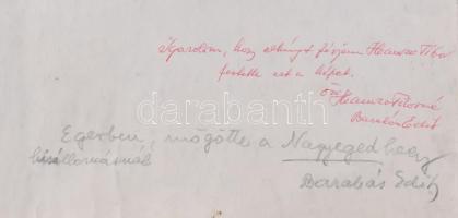 Hamza Tibor (1908-1967 v. 1972?): Eger, háttérben a Nagy-Eged hegy. Akvarell, papír, jelezve jobbra ...