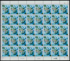 1996 50 éves a számítástechnika 40-es teljes ív, 50th anniversary of Computer science complete sheet of 40 Mi 2784