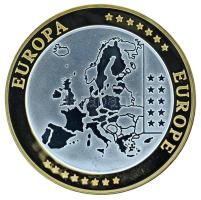 2002-2010 k. "Emlékérem az euróövezet országainak közös valutájáról - Németország" aranyoz...