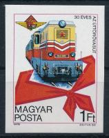 1978 30 éves az Úttörővasút vágott bélyeg