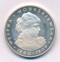 Lengyelország 1975. 100Zl Ag "Helena Modrzejewska" kapszulában T:PP fo.
Poland 1975. 100 ...