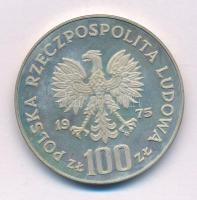 Lengyelország 1975. 100Zl Ag "A varsói királyi palota" kapszulában T:UNC (eredetileg PP) Poland 1975. 100 Zlotych Ag "Royal Castle in Warsaw" in capsule C:UNC (originally PP) Krause Y#76