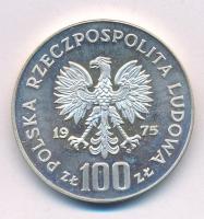Lengyelország 1975. 100Zl Ag "Ignacy Jan Paderewski" kapszulában T:UNC (eredetileg PP) Poland 1975. 100 Zlotych Ag "Ignacy Jan Paderewski" in capsule C:UNC (originally PP) Krause Y#77