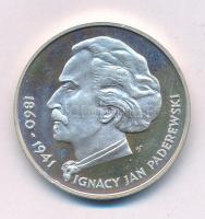 Lengyelország 1975. 100Zl Ag "Ignacy Jan Paderewski" kapszulában T:UNC (eredetileg PP)
Po...