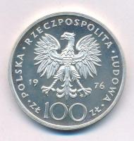 Lengyelország 1976. 100Zl Ag "Pulaski Kázmér" T:UNC (eredetileg PP) Poland 1976. 100 Zlotych Ag "Casimir Pulaski" C:UNC (originally PP) Krause Y#84