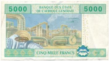 Közép-afrikai Államok / Kongói Köztársaság 2002. 5000Fr T:F
Central African States / Republic of Co...