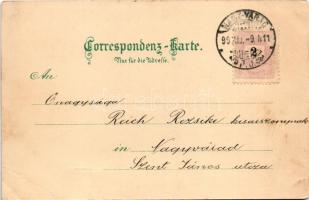 1899 Arco (Südtirol), Castel Toblino / castle. Druck u. Verlag Regel &amp; Krug litho (EB)