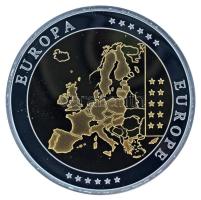 2002-2010 k. "Emlékérem az euróövezet országainak közös valutájáról - Málta" aranyozott, e...
