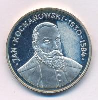 Lengyelország 1980. 100Zl Ag "Jan Kochanowski" kapszulában T:AU (eredetileg PP) kis patina...