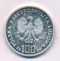 Lengyelország 1980. 100Zl Ag "Az 1980-as Olimpiai Játékok" kapszulában T:UNC (eredetileg PP)  Poland 1980. 100 Zlotych Ag "1980 Olympic Games" in capsule C:UNC (originally PP) Krause Y#109