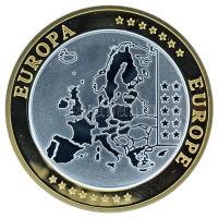 2002-2010 k. "Emlékérem az euróövezet országainak közös valutájáról - Spanyolország" arany...