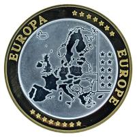 2002-2010 k. "Emlékérem az euróövezet országainak közös valutájáról - Finnország" aranyozo...