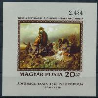 1976 Festmények XVI. - Mohácsi csata vágott blokk (5.000)