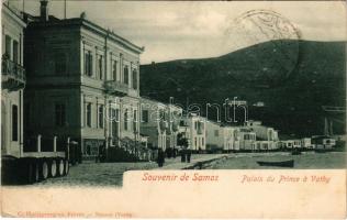 Vathy (Samos), Palais du Prince de Samos. C. Hadjigeorgiou Freres. Báró Sennyey Irma levelezéséből /...