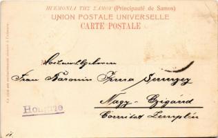 Vathy (Samos), Palais du Prince de Samos. C. Hadjigeorgiou Freres. Báró Sennyey Irma levelezéséből /...