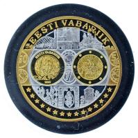 2002-2010 k. "Emlékérem az euróövezet országainak közös valutájáról - Észtország" aranyozo...