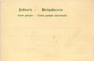 Griechenland, Zeus, Merkur, Minerva. Kunstverlag Paul Kohl No. 11. / Gods and Goddess, coat of arms....