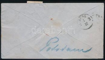 Postbezirk 1869 novemberéből Csomagkísérő levél 5Gr + 2 x 1Gr frankatúrával "KIEL" - Potsd...