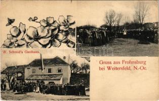 Frohnsburg bei Weitersfeld, W. Schmid's Gasthaus / hotel and restaurant of W. Schmid. Art Nouve...