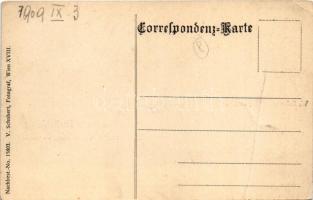 Frohnsburg bei Weitersfeld, W. Schmid's Gasthaus / hotel and restaurant of W. Schmid. Art Nouve...